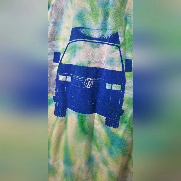 Fruit Of The Loom Men's Hippie Van Tye Dye Short Sleeve Shirt Size 2XL NWOT - Picture 5 of 9